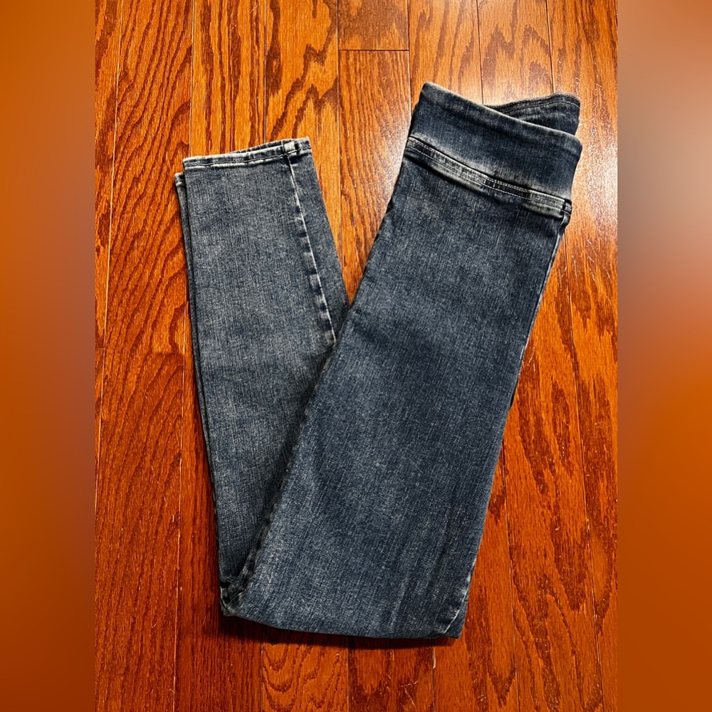 Frame Jet Set Skinny Crop Classic Blue Women's Jeans - Picture 3 of 13